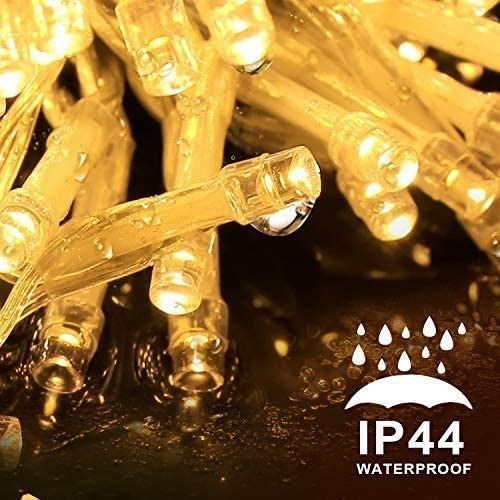 Fairy Lights | LED Copper Wire Outdoor String Lights w/ 8 Modes | IP44 | 2-Pin EU Plug | Warm White