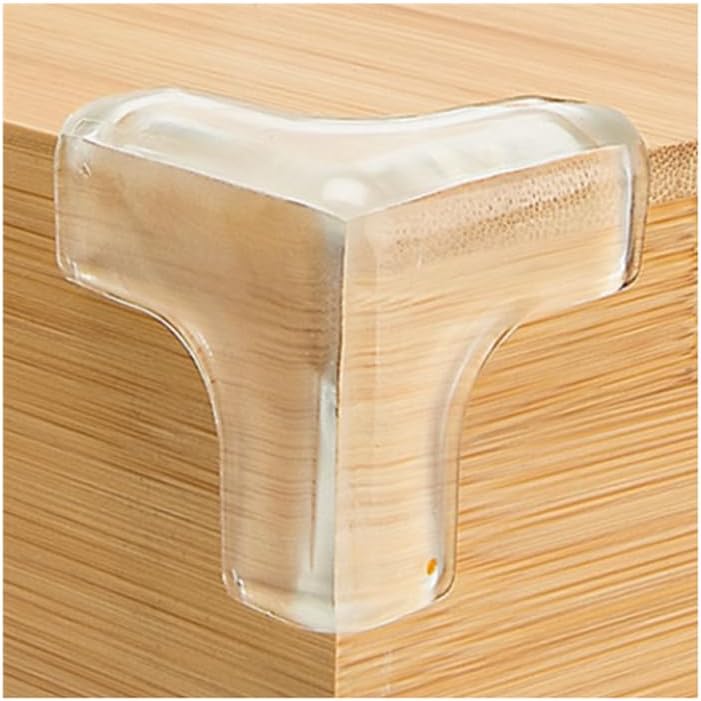 Corner Guards | 12 PC | T Shaped | Clear Corner Protectors | Adhesive Gel | Baby Proof