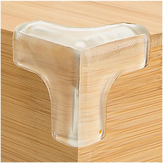 Corner Guards | 12 PC | T Shaped | Clear Corner Protectors | Adhesive Gel | Baby Proof